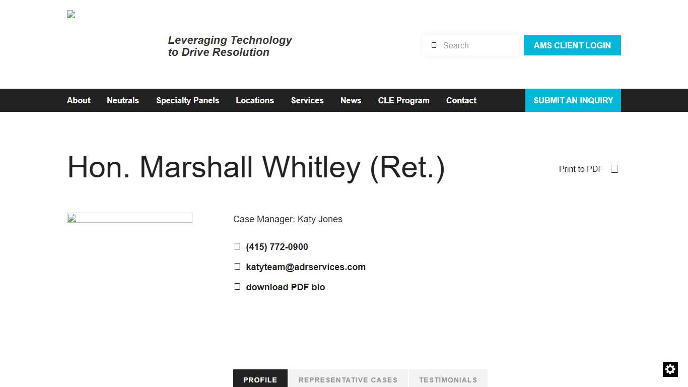 Whitley, Marshall ADR Services, Inc.